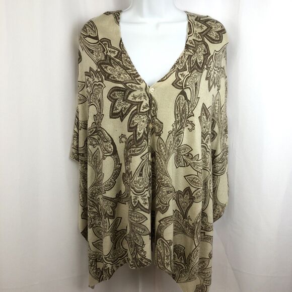 Simply Noelle Sweaters - Simply Noelle Birch Button Cardi Cardigan Wrap Shawl Multi-Style NWT